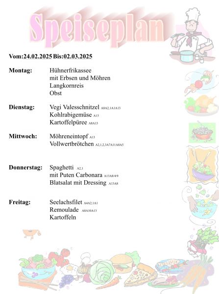 Mittagessen in der OGS